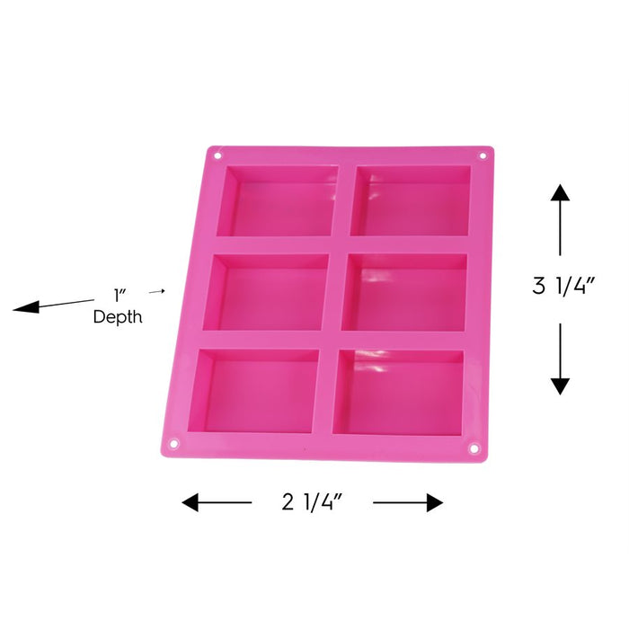 Silicone Baking Mold-Rectangle 2 1/4"x 3 1/4" - NY Cake | Cake Decorating & Baking Supplies