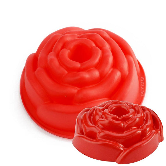 Mini Rose Bundt Silicone Baking Mold - NY Cake | Cake Decorating & Baking Supplies