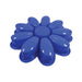 Blue 3D daisy silicone baking mold for floral cakes and decorative desserts