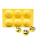 Happy Faces Emoji Silicone Novelty Bakeware - NY Cake | Cake Decorating & Baking Supplies