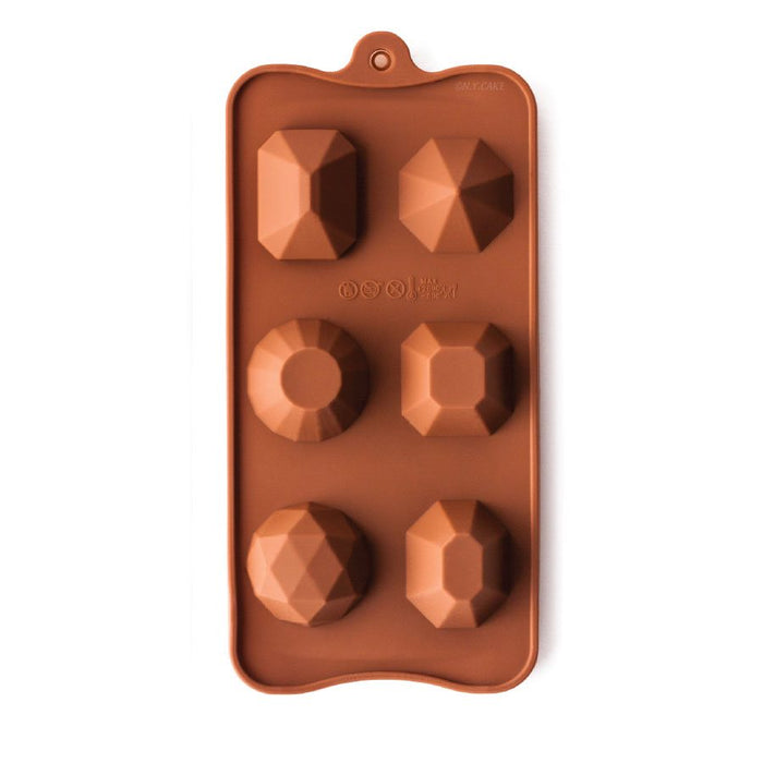 Gem Silicone Chocolate Mold - NY Cake | Cake Decorating & Baking Supplies