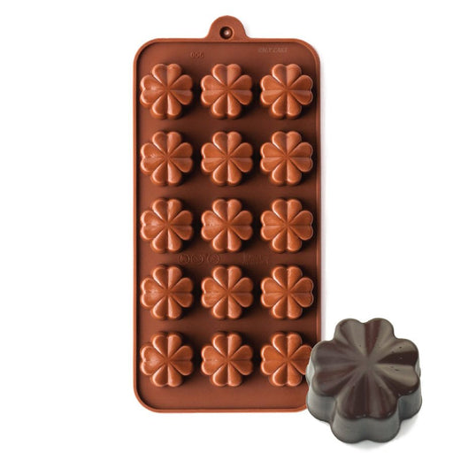 Four Leaf Clover Silicone Chocolate Mold - NY Cake | Cake Decorating & Baking Supplies