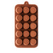 Peanut Butter Cup Silicone Chocolate Mold - NY Cake | Cake Decorating & Baking Supplies