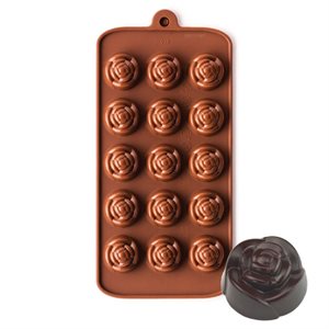 Roses Silicone Chocolate Mold - NY Cake | Cake Decorating & Baking Supplies