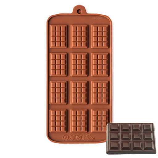 Breakaway Bar Silicone Chocolate Mold - NY Cake | Cake Decorating & Baking Supplies