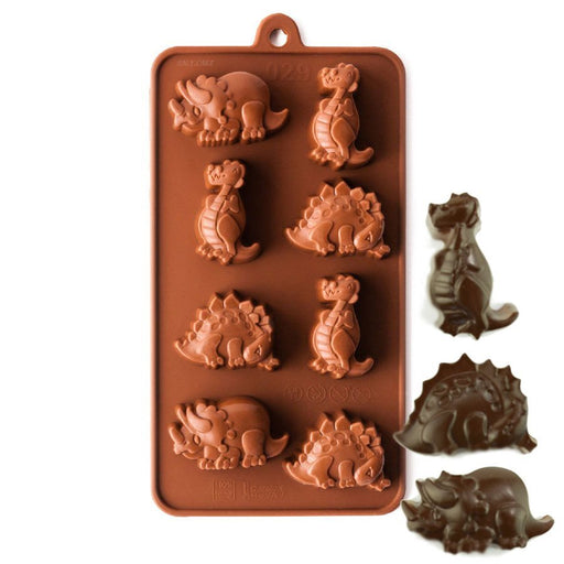 Dinosaurs #2 Silicone Chocolate Mold - NY Cake | Cake Decorating & Baking Supplies