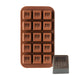 Striped Square Silicone Chocolate Mold - NY Cake | Cake Decorating & Baking Supplies