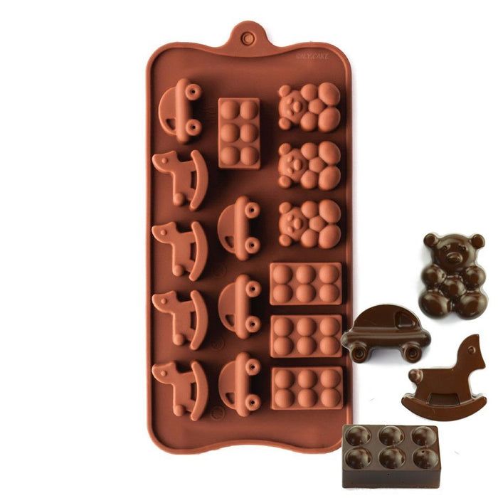 Play Time Silicone Chocolate Mold - NY Cake | Cake Decorating & Baking Supplies