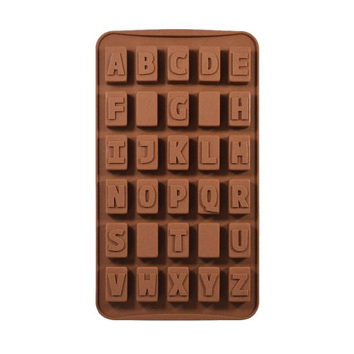 Alphabet Silicone Chocolate Mold - NY Cake | Cake Decorating & Baking Supplies