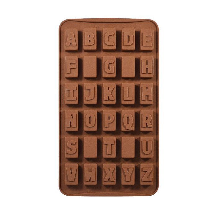 Alphabet Silicone Chocolate Mold - NY Cake | Cake Decorating & Baking Supplies