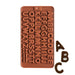 Mini Alphabet Silicone Chocolate Mold - NY Cake | Cake Decorating & Baking Supplies