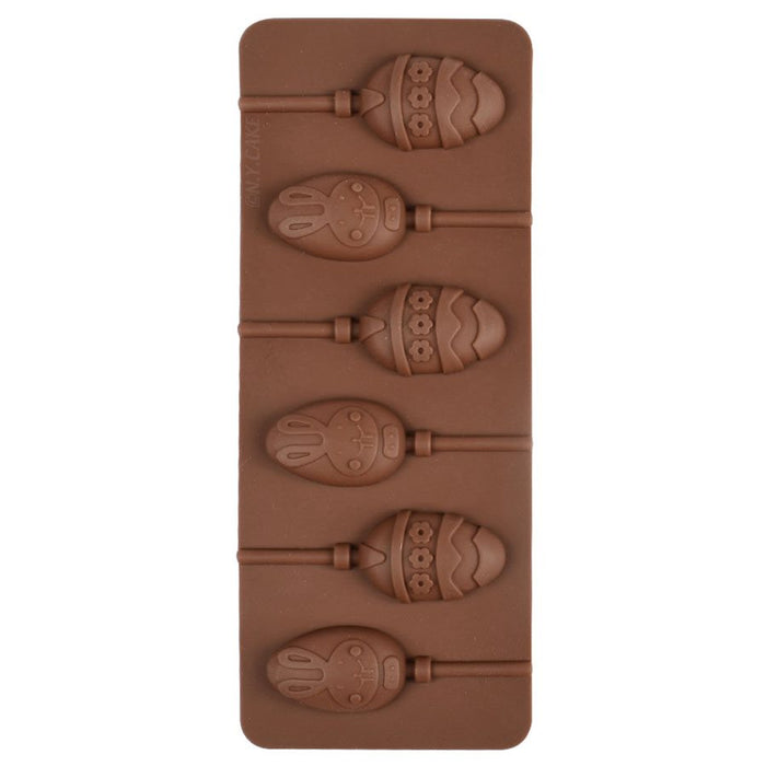 Easter Egg Lollipop Silicone Chocolate Mold - NY Cake | Cake Decorating & Baking Supplies