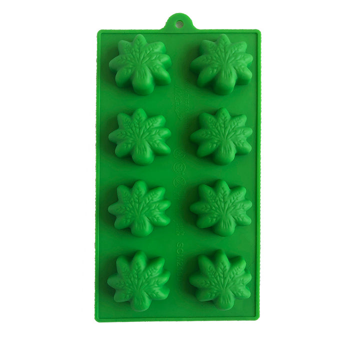 Marijuana Cannabis Leaf Silicone Chocolate Mold - NY Cake | Cake Decorating & Baking Supplies