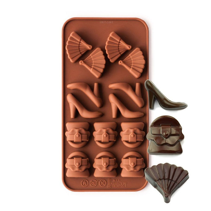 Fashionista Silicone Chocolate Mold - NY Cake | Cake Decorating & Baking Supplies