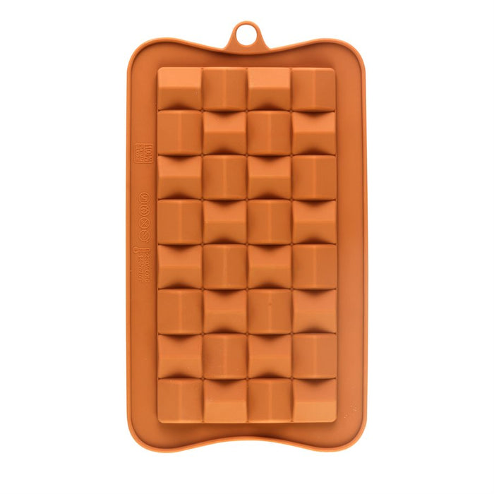 Tiled Breakaway Silicone Chocolate Mold - NY Cake | Cake Decorating & Baking Supplies