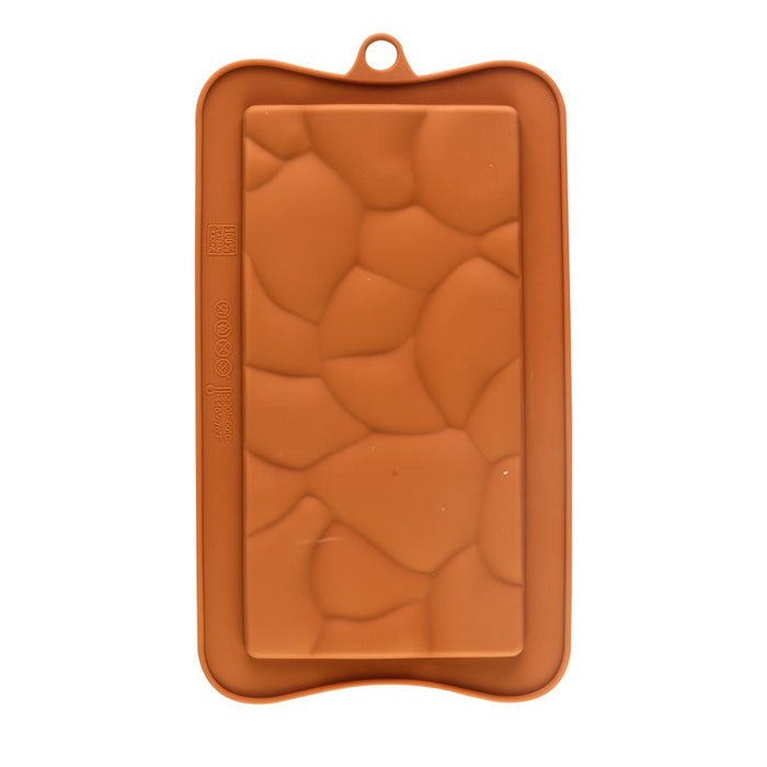 Soft Cracked Bar Silicone Chocolate Mold - NY Cake | Cake Decorating & Baking Supplies