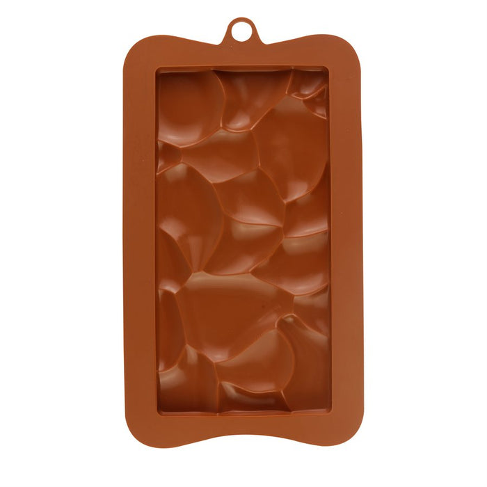 Soft Cracked Bar Silicone Chocolate Mold - NY Cake | Cake Decorating & Baking Supplies