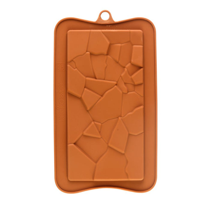 Hard Cracked Bar Silicone Chocolate Mold - NY Cake | Cake Decorating & Baking Supplies