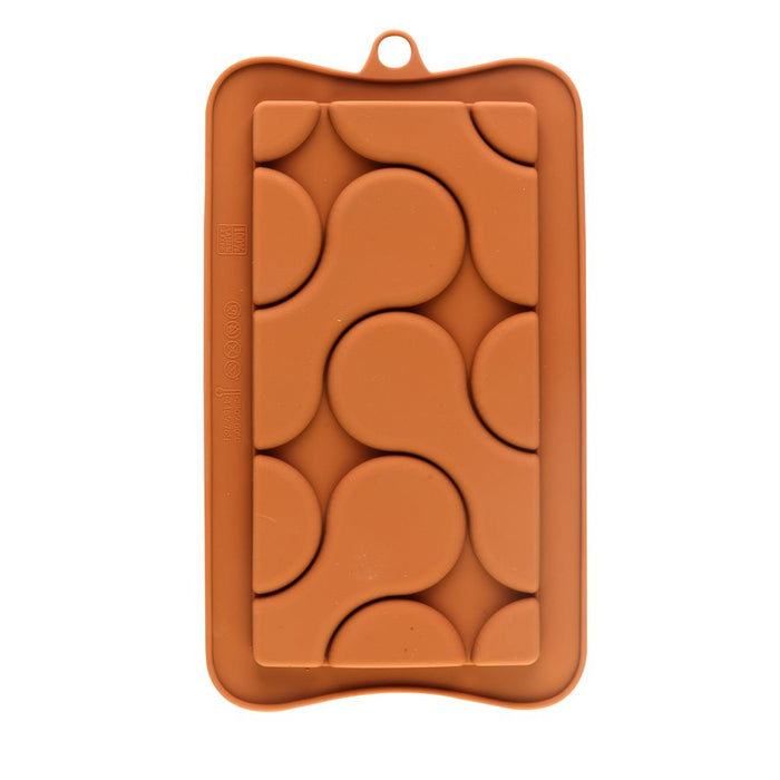 Round Puzzles Silicone Chocolate Mold - NY Cake | Cake Decorating & Baking Supplies