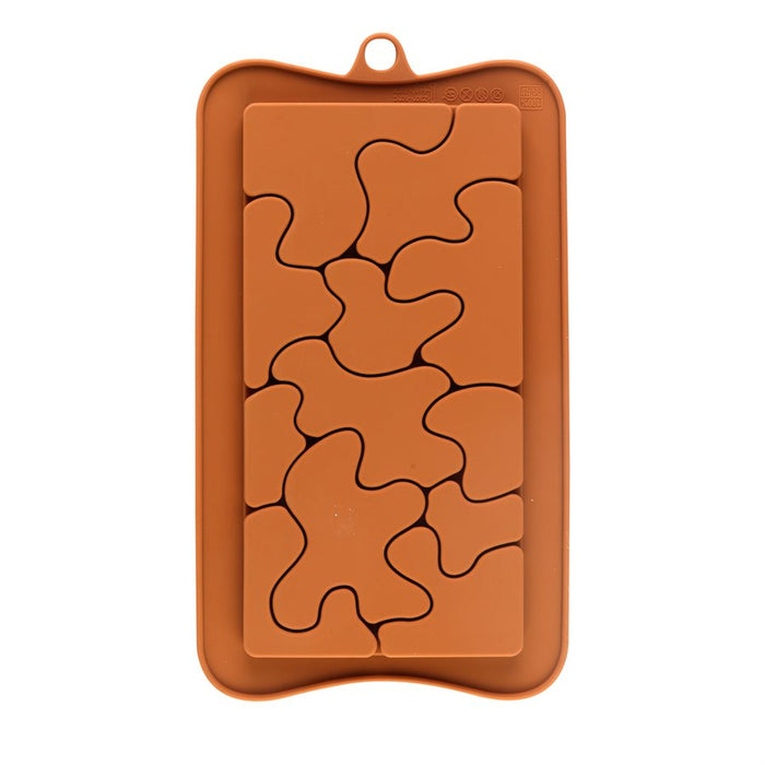 Groovy Puzzles Silicone Chocolate Mold - NY Cake | Cake Decorating & Baking Supplies