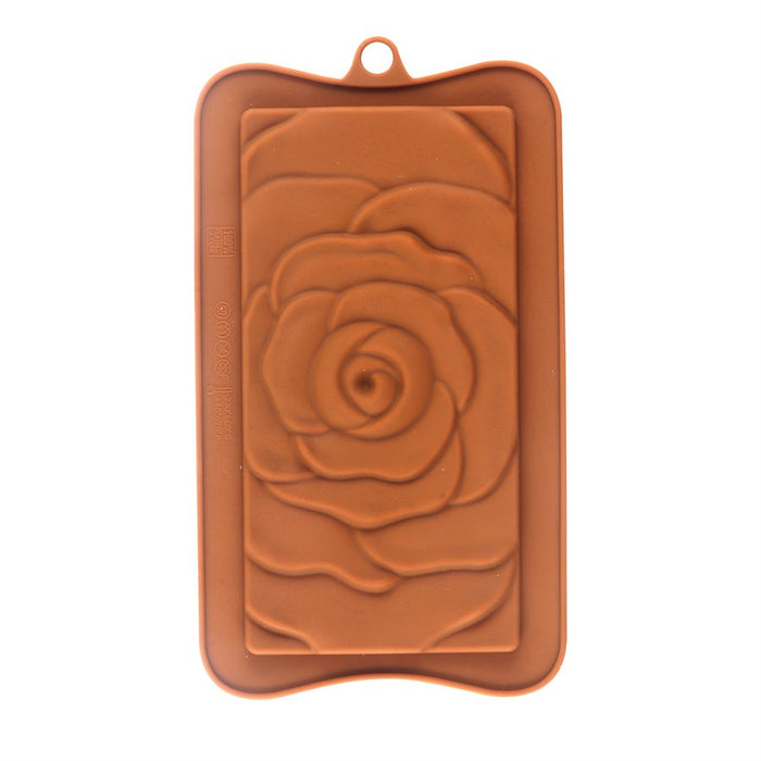 Blooming Rose Bar Silicone Chocolate Mold - NY Cake | Cake Decorating & Baking Supplies