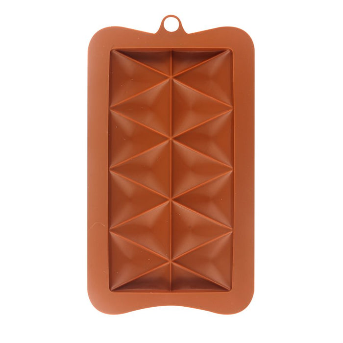 Pillowed Diamonds Silicone Chocolate Mold - NY Cake | Cake Decorating & Baking Supplies