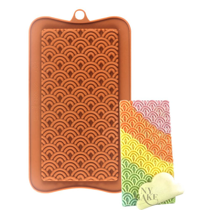 Rainbow Bar Silicone Chocolate Mold - NY Cake | Cake Decorating & Baking Supplies