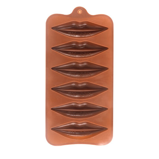 "Kiss Me" Lips Silicone Chocolate Mold - NY Cake | Cake Decorating & Baking Supplies