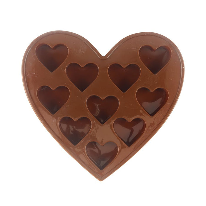 Heart-Shaped Silicone Chocolate Mold - NY Cake | Cake Decorating & Baking Supplies