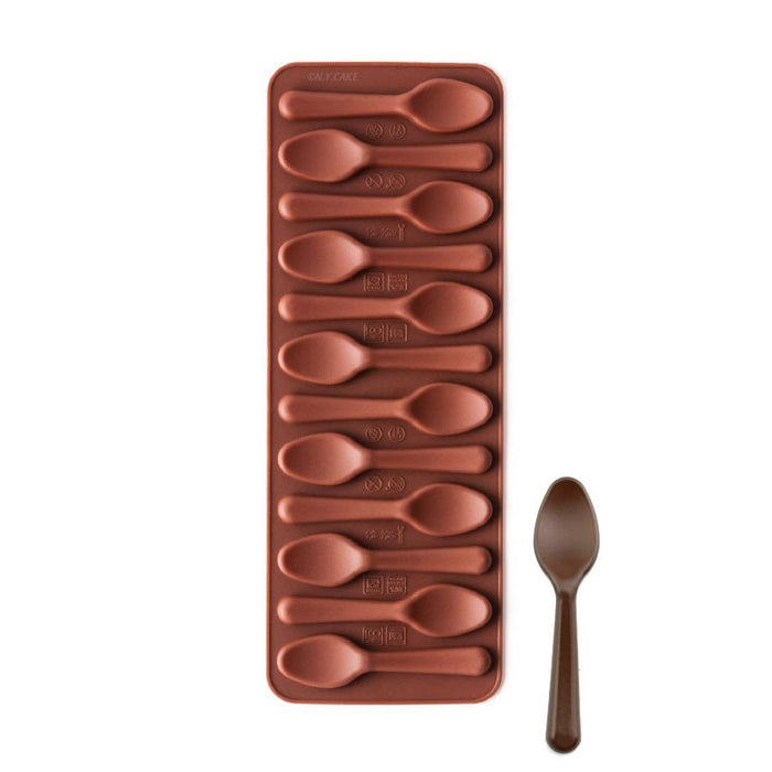 Spoon Silicone Chocolate Mold - NY Cake | Cake Decorating & Baking Supplies