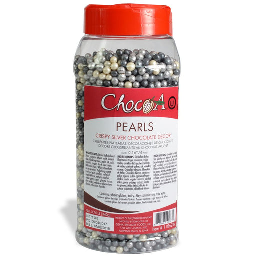 Silver Chocolate Pearls 4mm - NY Cake | Cake Decorating & Baking Supplies