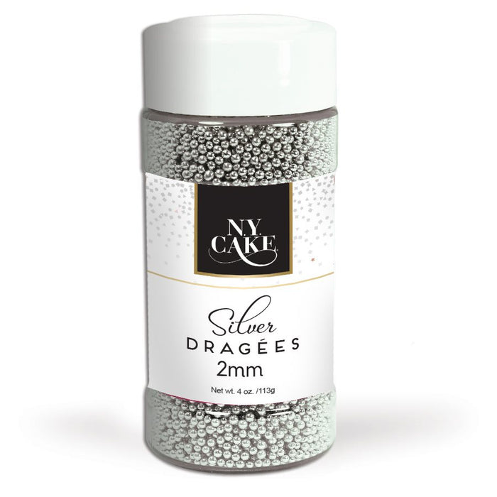 Silver Dragees - NY Cake | Cake Decorating & Baking Supplies