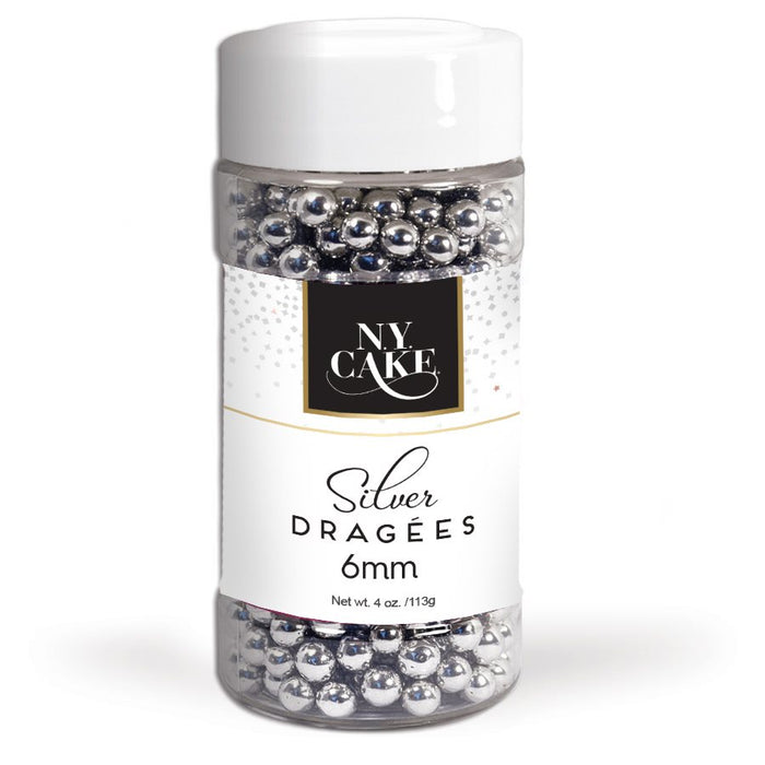 Silver Dragees - NY Cake | Cake Decorating & Baking Supplies