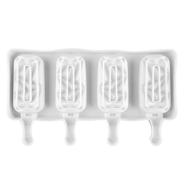 Silicone Mold for Cakesicles, "Gem" Shape - 4 Cavity - NY Cake | Cake Decorating & Baking Supplies