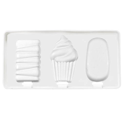 Silicone Mold for Ice Cream Pops, "Cakesicle" - 3 Cavity - NY Cake | Cake Decorating & Baking Supplies