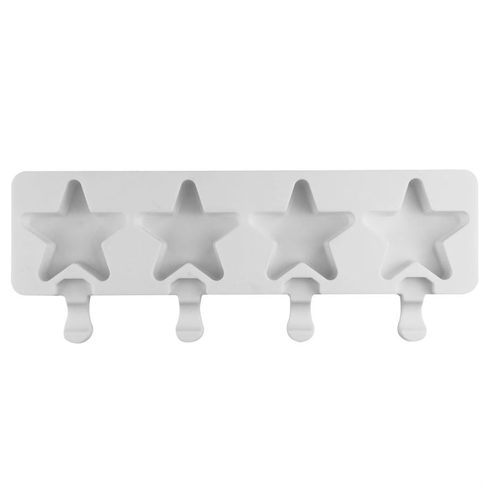 Silicone Mold for Cakesicles, "Star" - 4 Cavity - NY Cake | Cake Decorating & Baking Supplies