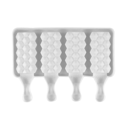 Silicone Mold for Cakesicles, "Honeycomb" - 4 Cavity - NY Cake | Cake Decorating & Baking Supplies