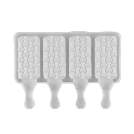 Silicone Mold for Cakesicles, "Tiled" - 4 Cavity - NY Cake | Cake Decorating & Baking Supplies