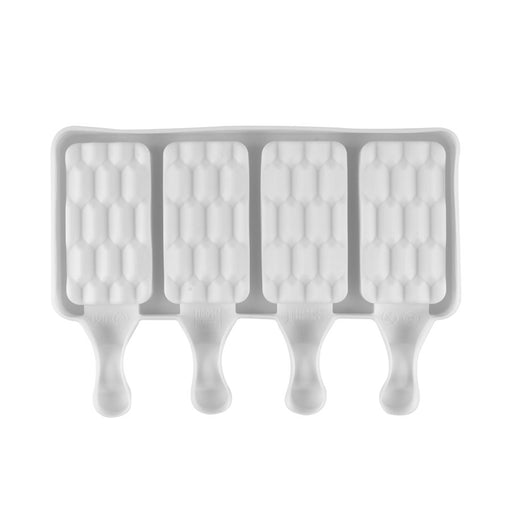 Silicone Mold for Cakesicles, "Long Tiled" - 4 Cavity - NY Cake | Cake Decorating & Baking Supplies