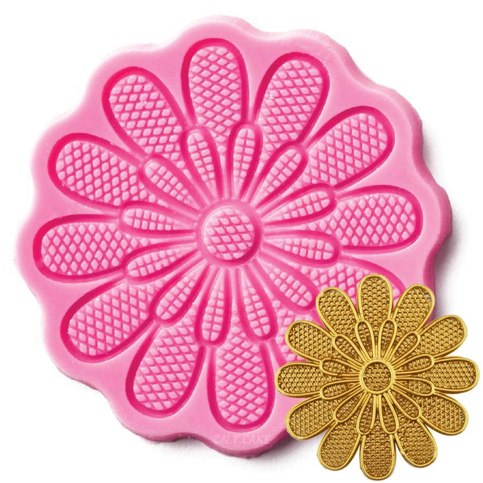 Double Daisy Lace Maker - NY Cake | Cake Decorating & Baking Supplies