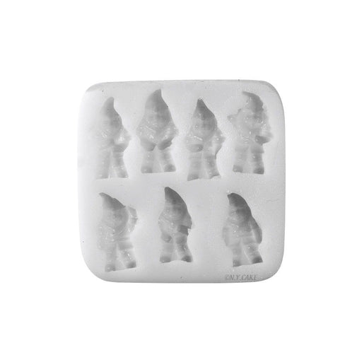 Seven Dwarfs Silicone Fondant Mold - NY Cake | Cake Decorating & Baking Supplies