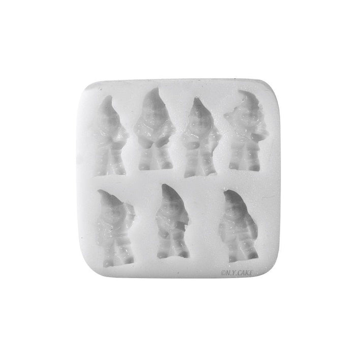 Seven Dwarfs Silicone Fondant Mold - NY Cake | Cake Decorating & Baking Supplies