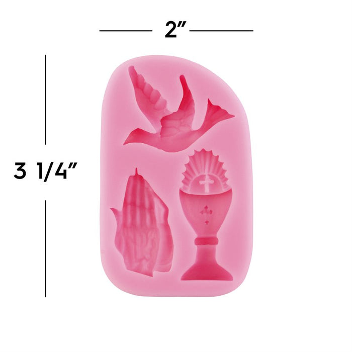 Christian Holy Items Silicone Mold - NY Cake | Cake Decorating & Baking Supplies