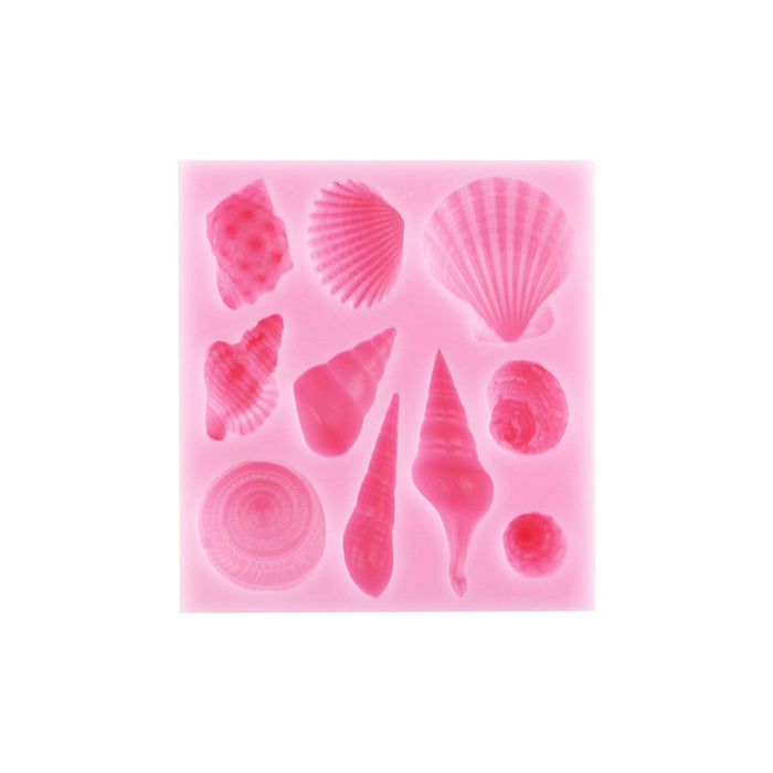 Seashells Silicone Mold - NY Cake | Cake Decorating & Baking Supplies