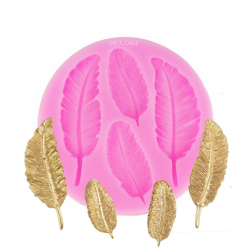 Feather Silicone Mold - NY Cake | Cake Decorating & Baking Supplies