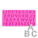 Uppercase Alphabet Silicone Fondant Mold - NY Cake | Cake Decorating & Baking Supplies