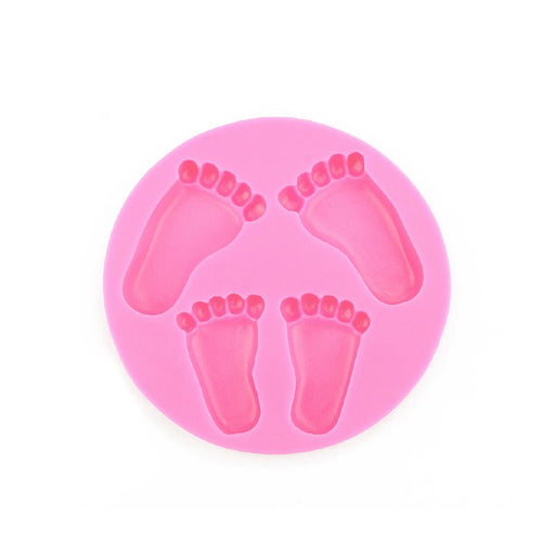 Baby Feet Silicone Fondant Mold - NY Cake | Cake Decorating & Baking Supplies