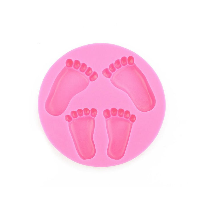 Baby Feet Silicone Fondant Mold - NY Cake | Cake Decorating & Baking Supplies