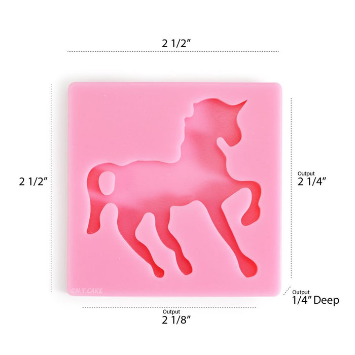 Unicorn Full Body Silicone Mold # 2 - NY Cake | Cake Decorating & Baking Supplies