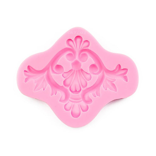 Scroll Medallion Silicone Mold - NY Cake | Cake Decorating & Baking Supplies